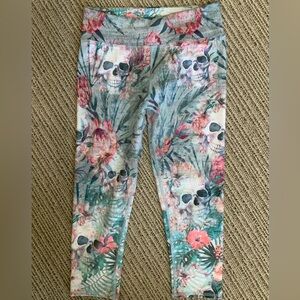 Evolution and Creation Skull Capri Legging